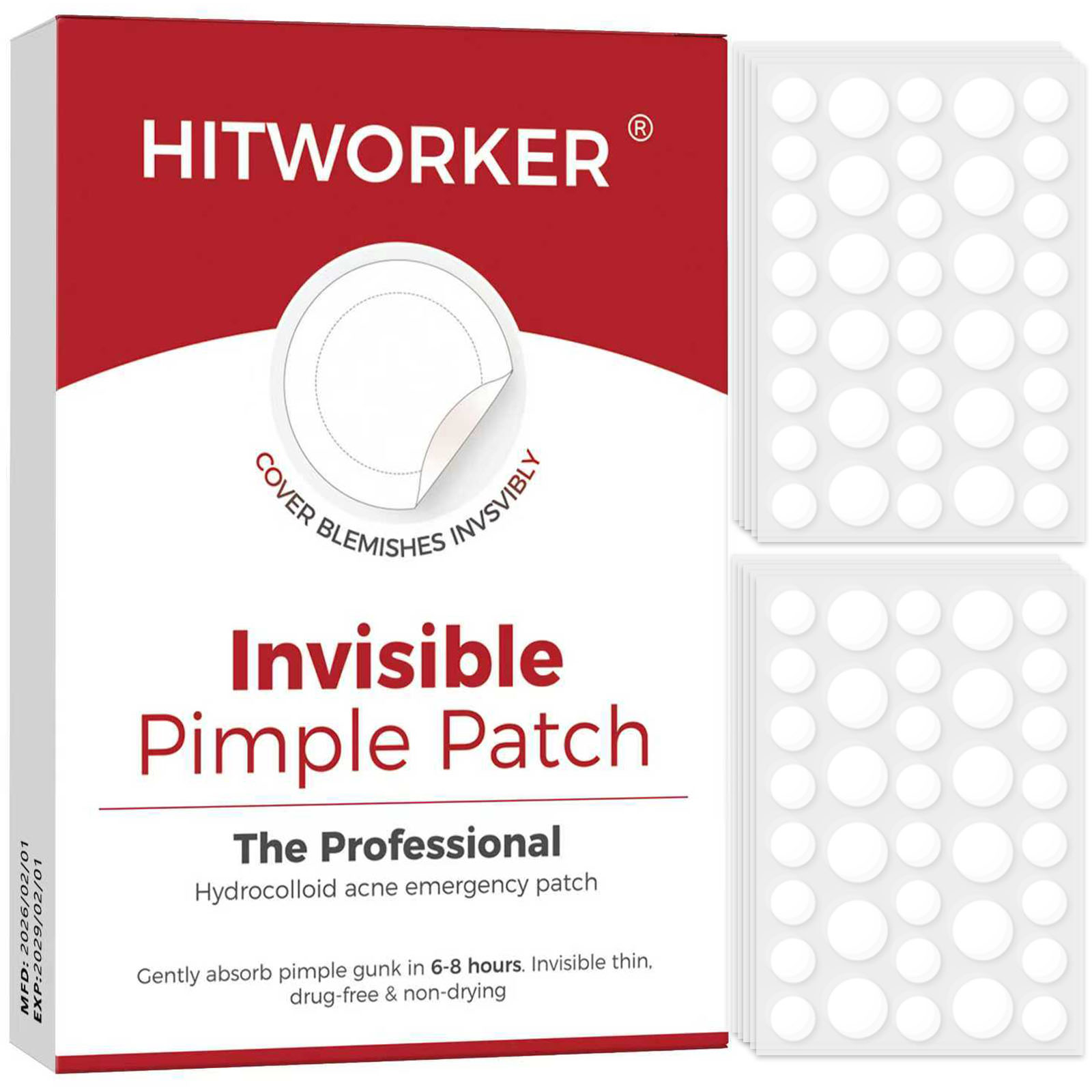 Hydrocolloid Pimple Patch - 36/360 Patchs Hydrocolloïdes pour l'acné par