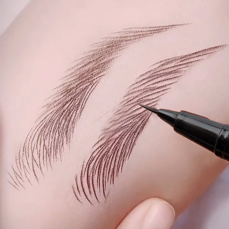 Waterproof Liquid Eyeliner Pen - Crayon à sourcils liquide multifonctionnel, Eyeliner