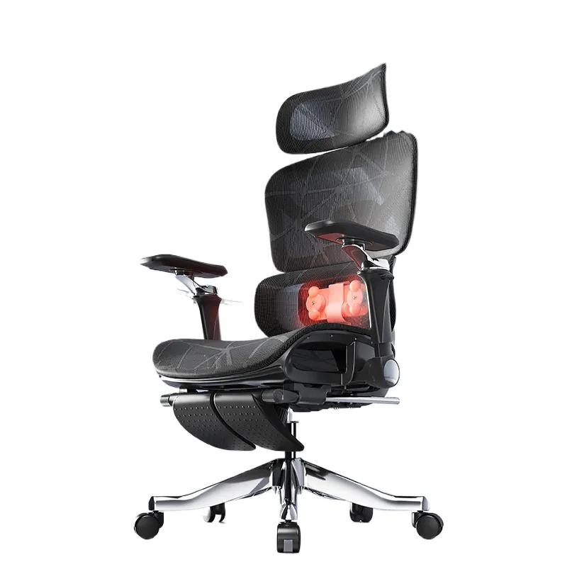 Massage - Chaise de bureau ergonomique avec support