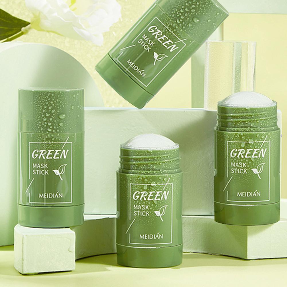 Green Tea Cleansing Clay Mask - Masque Facial au thé vert solide,