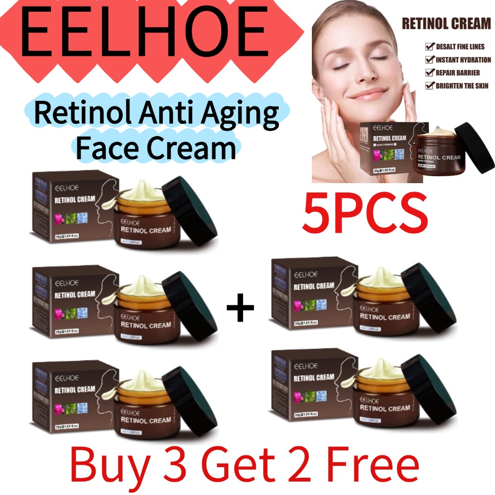 Retinol Anti Wrinkle Cream - EELHOE 1/2/3/5PCS (Achetez 3, obtenez 2
