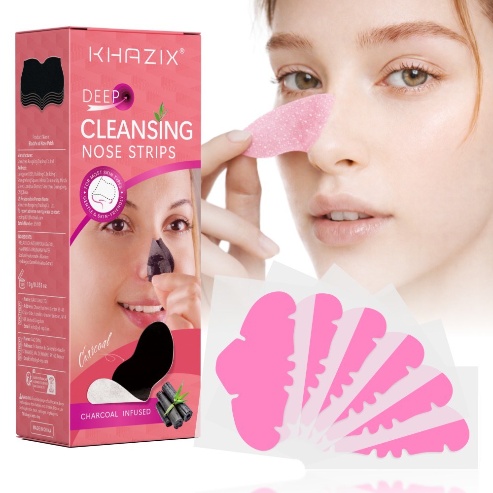 Salicylic Acid Blackhead Remover - 10/25/50PCS Bandes nasales hydrocolloïdes roses, nettoyant