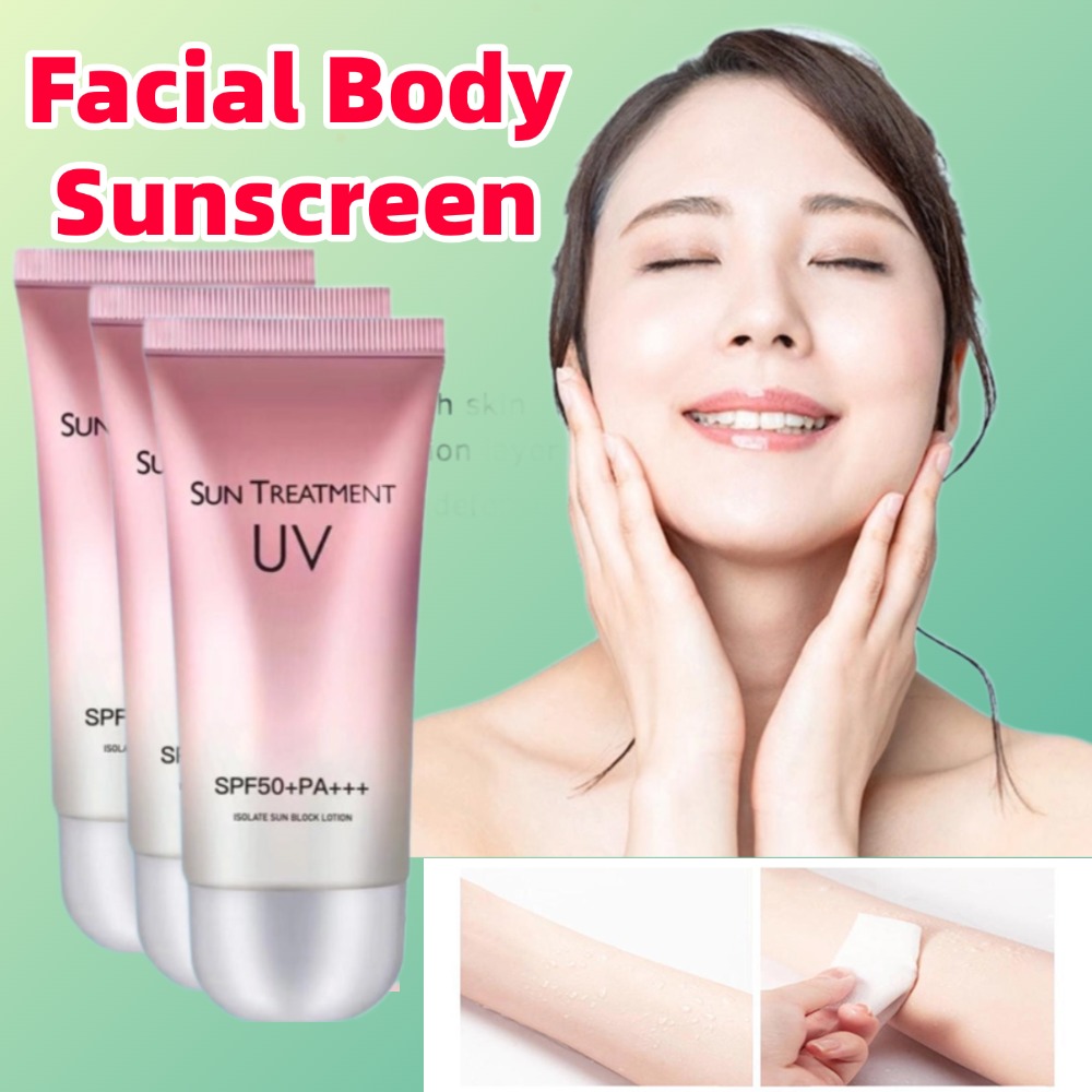 Spf 50 Waterproof Sunscreen - 60ml imperméable à l'eau visage corps