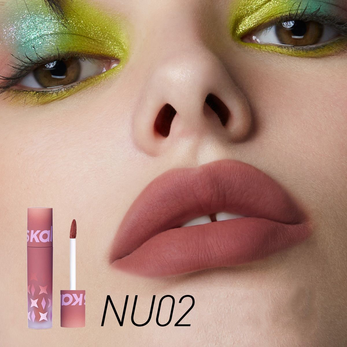 Matte Velvet Lip Tint Long Lasting - Kaleidos Velvet Matte Lip Stick, Crème