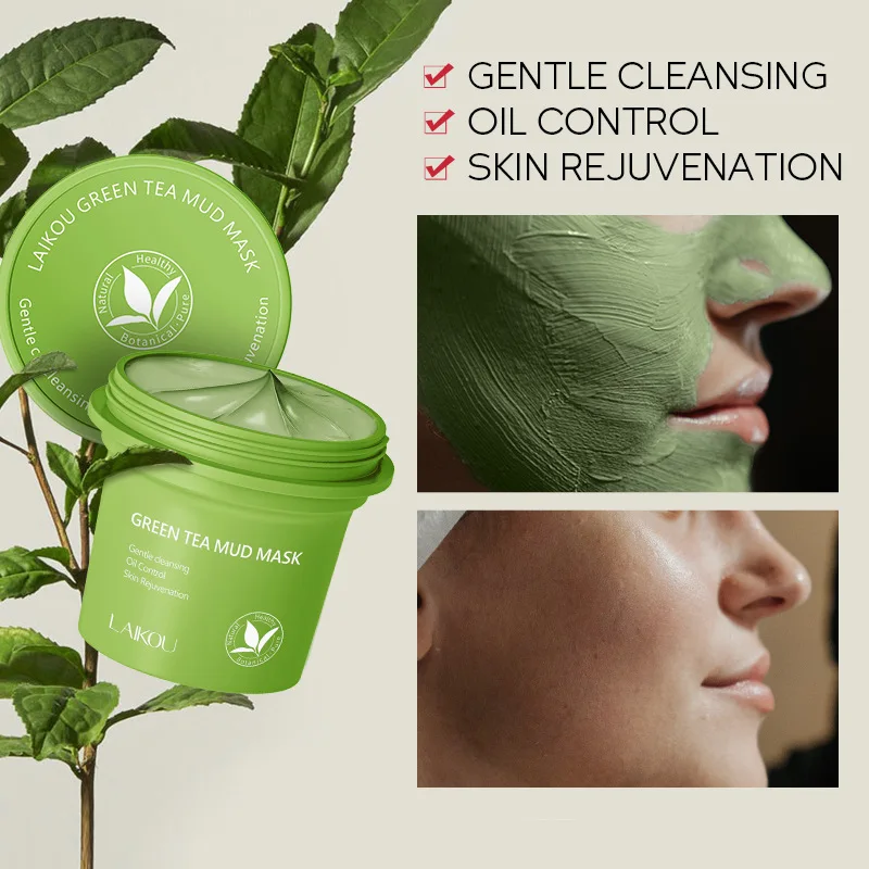 Green Tea Cleansing Clay Mask - Masque à l'argile au thé vert,