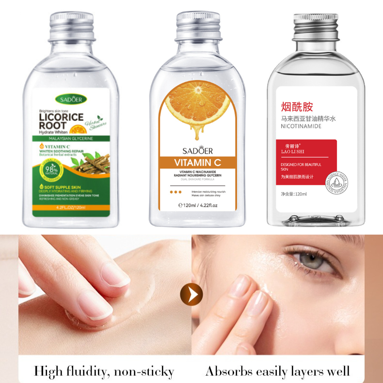 Niacinamide Pore Shrinking Essence - VC Niacinamide blanchissant nourrissant glycérine réglisse