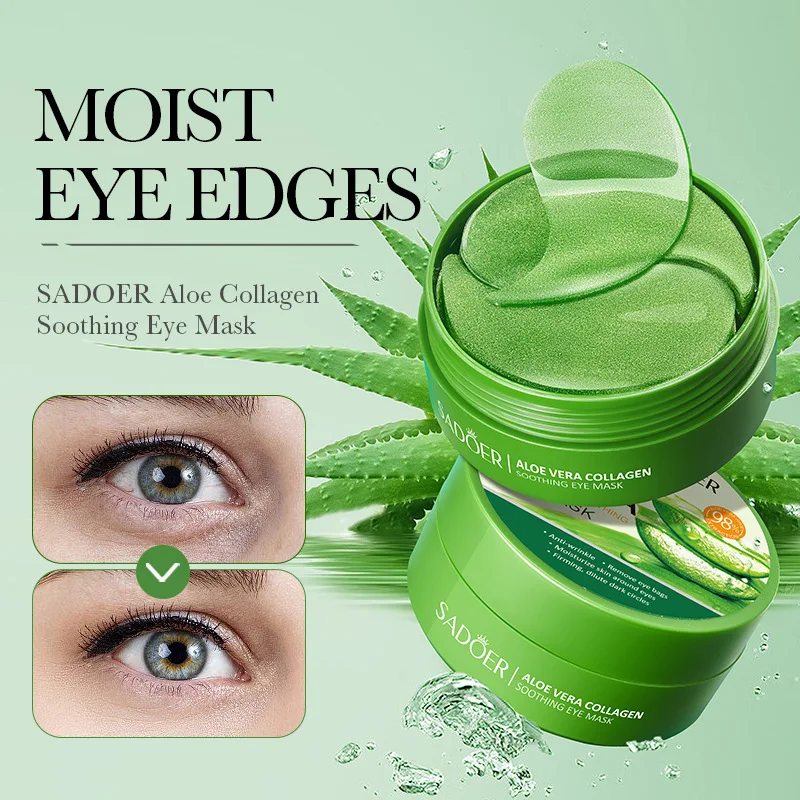 Collagen Under Eye Patches - SAODER 60 Patchs pour les Yeux