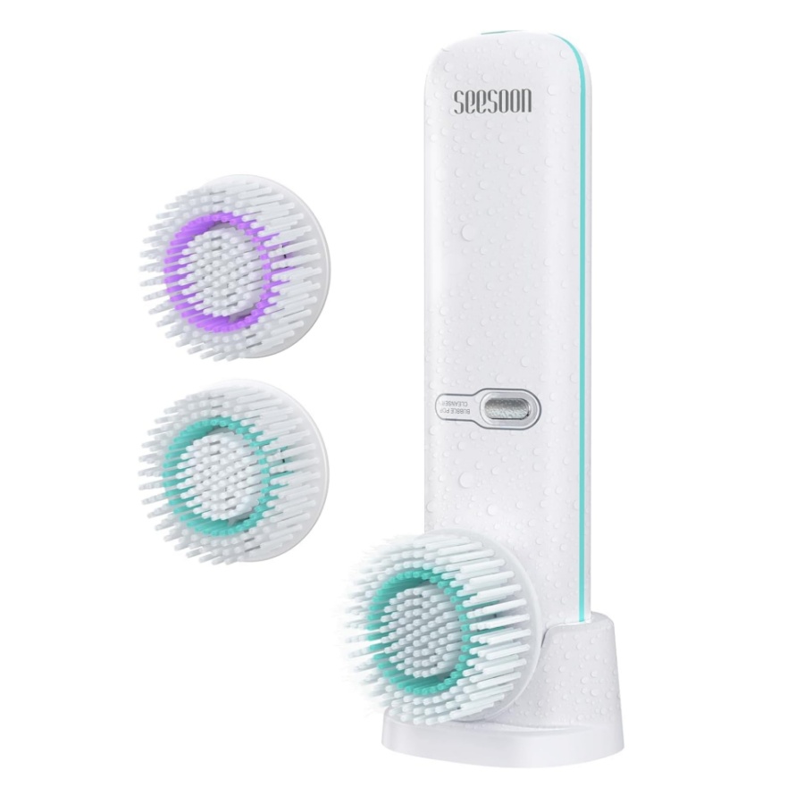 Silicone Face Scrubber Electric - Brosse nettoyante pour le visage, brosse