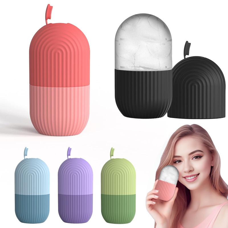 Face Ice Roller Puffiness - New·Face Rouleau de glace en silicone,