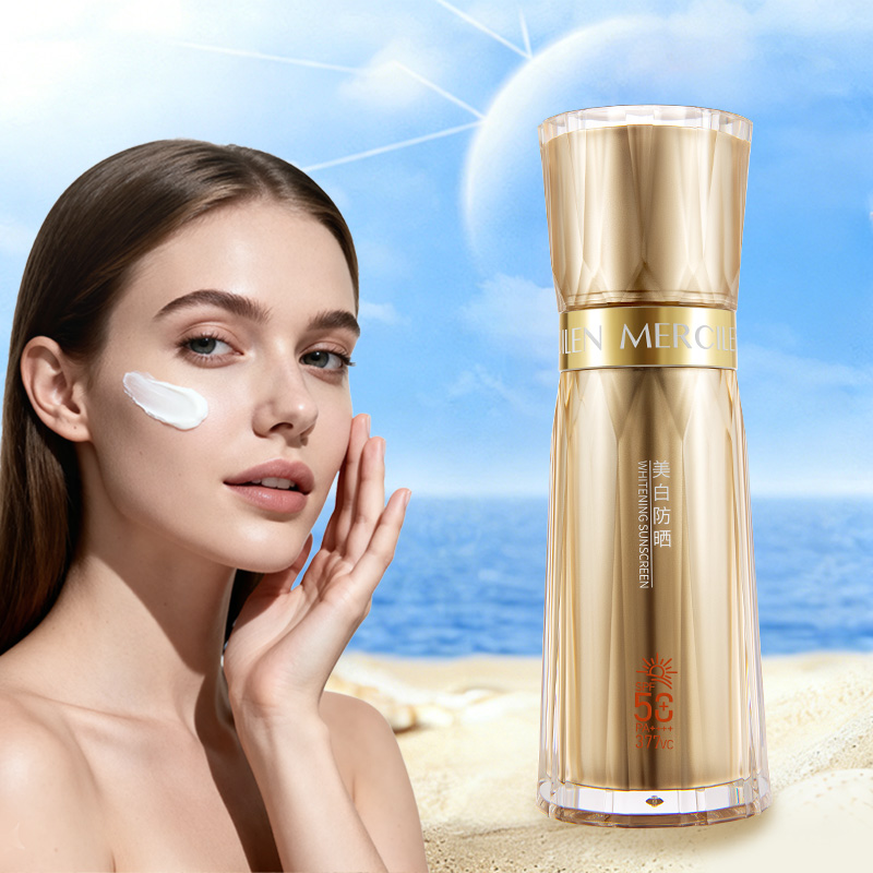 Spf 50 Waterproof Sunscreen - Crème solaire Mercilen 30g, hydratante, protectrice