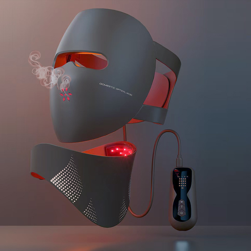 Led Light Therapy Face Mask - Masque facial et cou en silicone