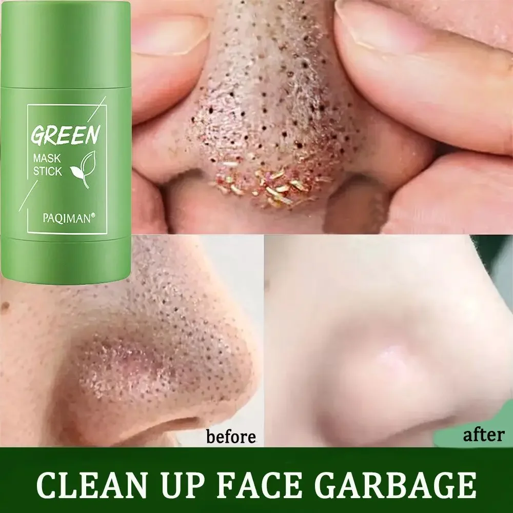 Green Tea Cleansing Clay Mask - Bâton de masque au thé vert,