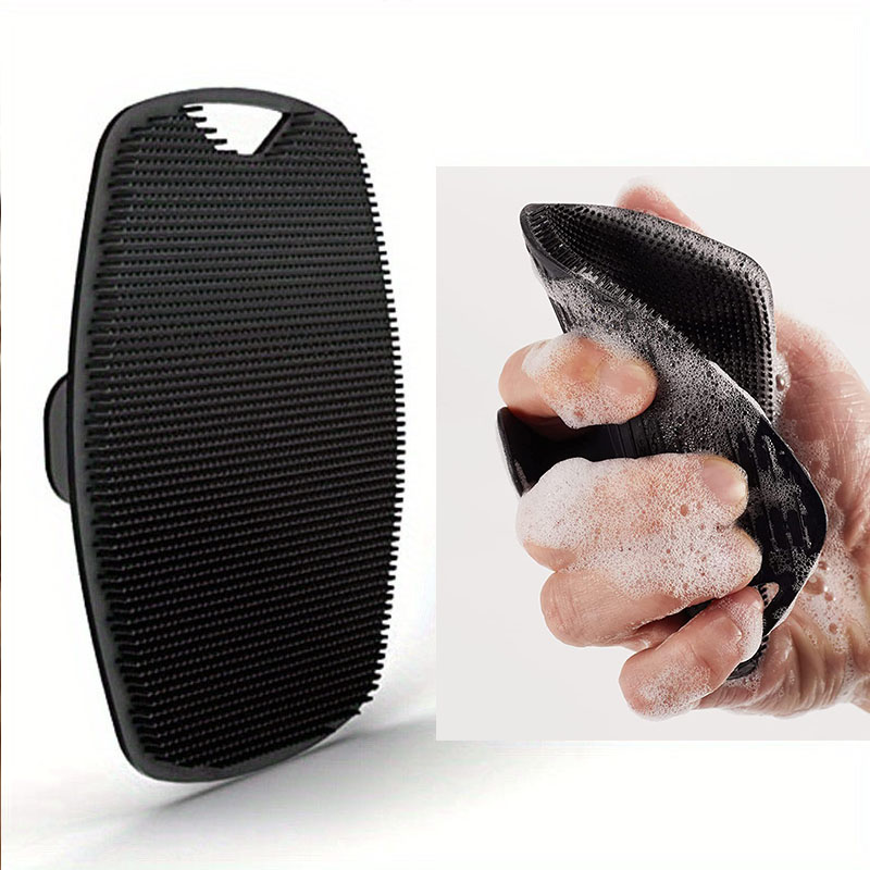 Silicone Face Scrubber Electric - Brosse de bain exfoliante en silicone,