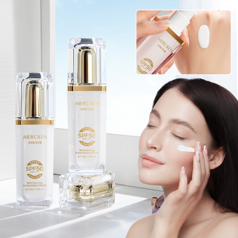 Spf 50 Waterproof Sunscreen - Crème solaire visage et corps Mercilen