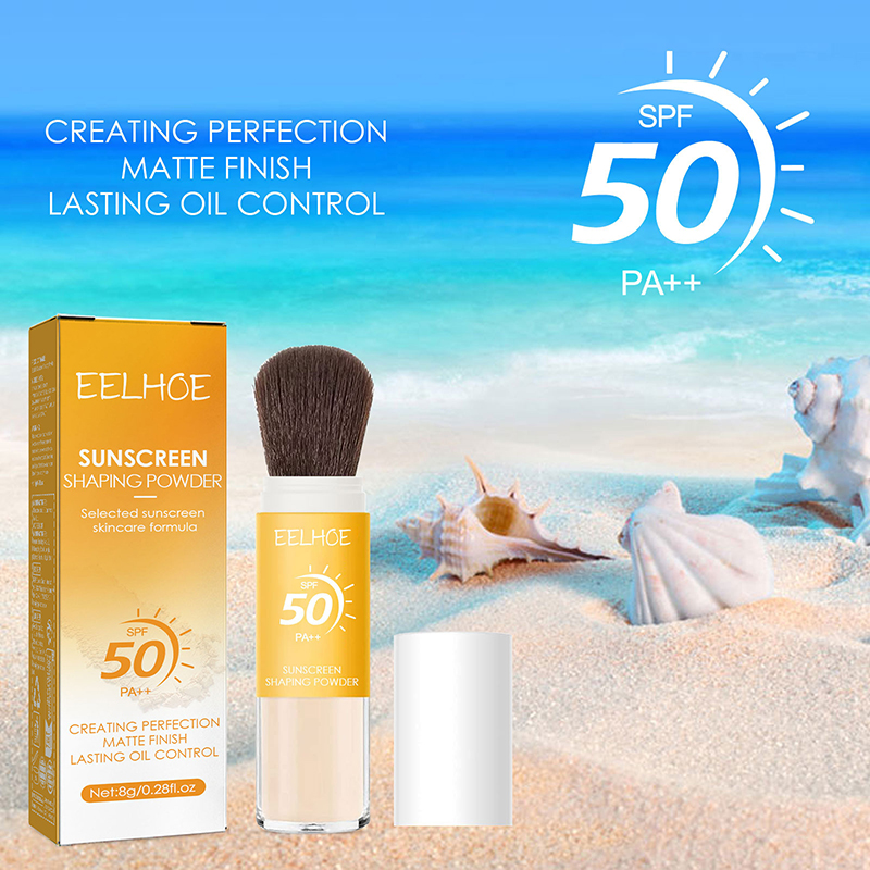 Spf 50 Waterproof Sunscreen - SPF50 crème solaire réglage poudre libre