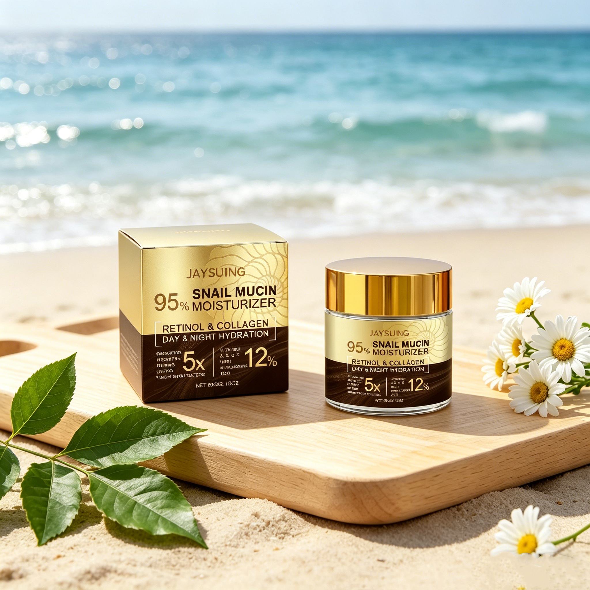Retinol Anti Wrinkle Cream - Crème hydratante à Mucin d'escargot, rajeunissante