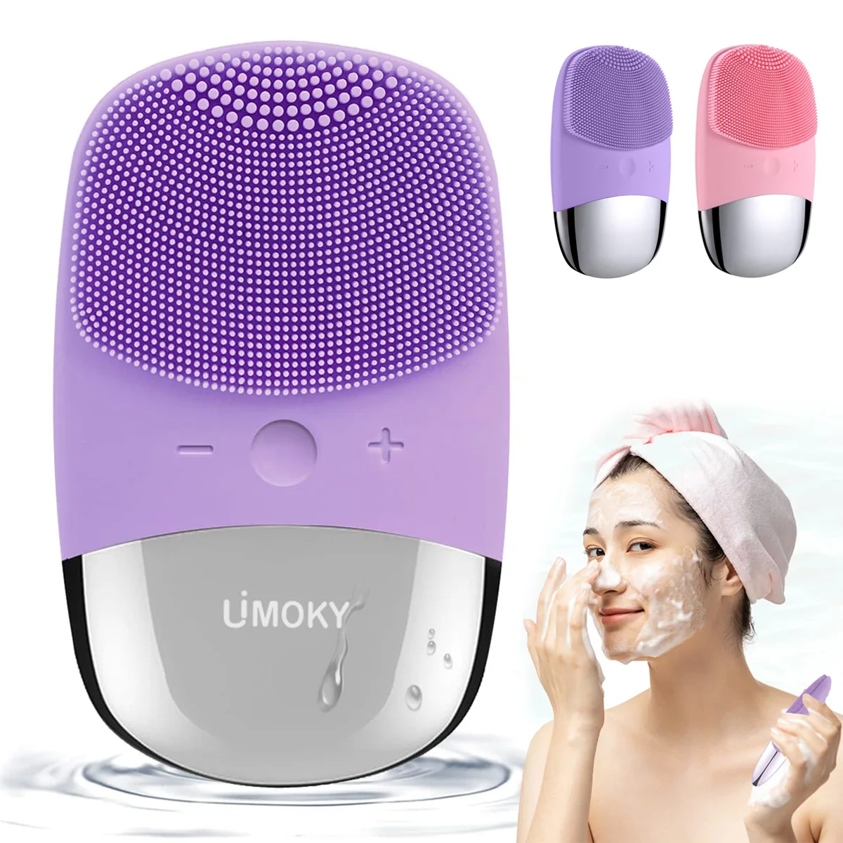 Silicone Face Scrubber Electric - Brosse de nettoyage électrique en Silicone