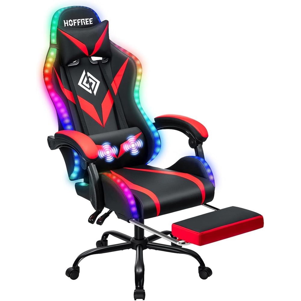 Massage - Chaise de jeu ergonomique à dossier