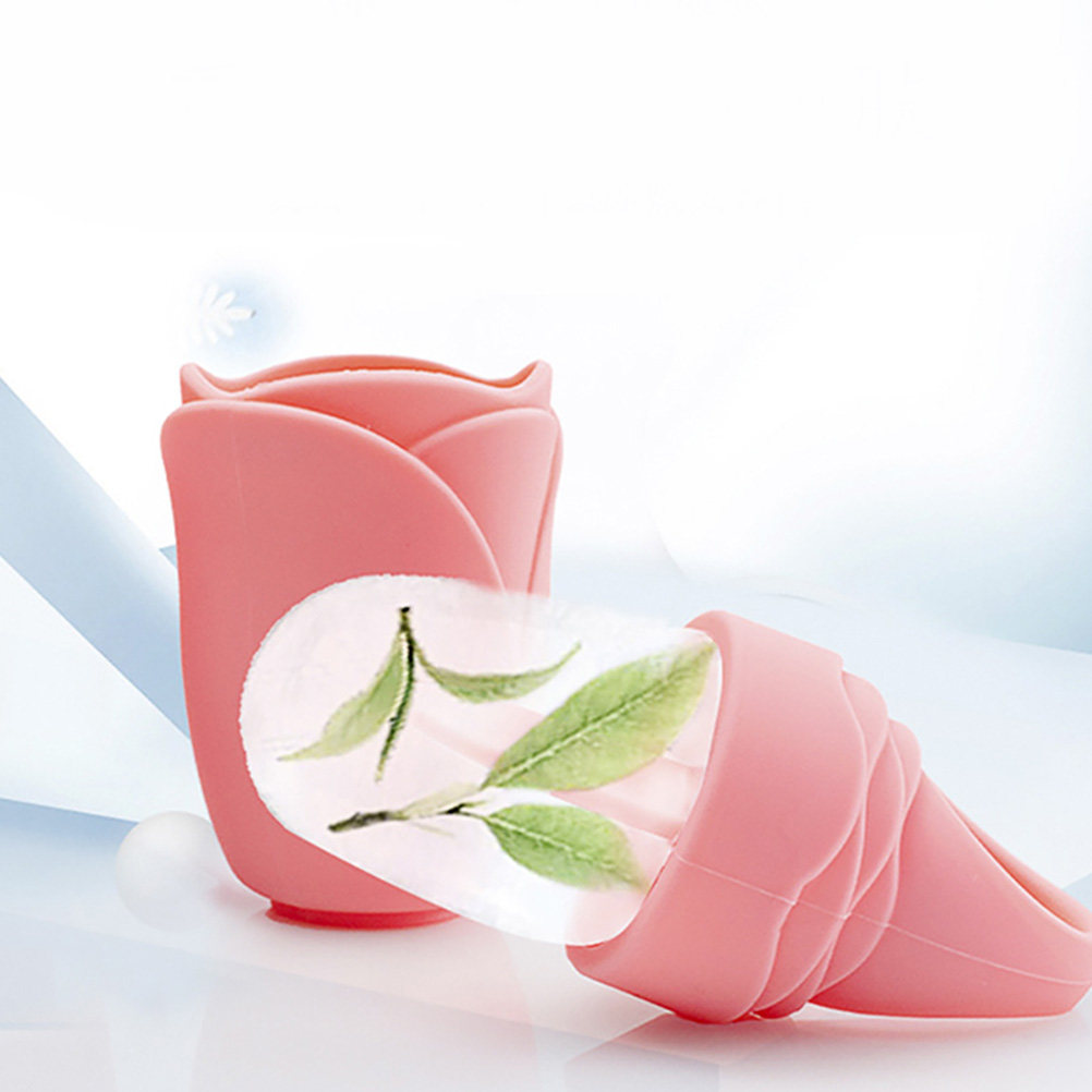 Face Ice Roller Puffiness - Moule facial en silicone 46 ml,