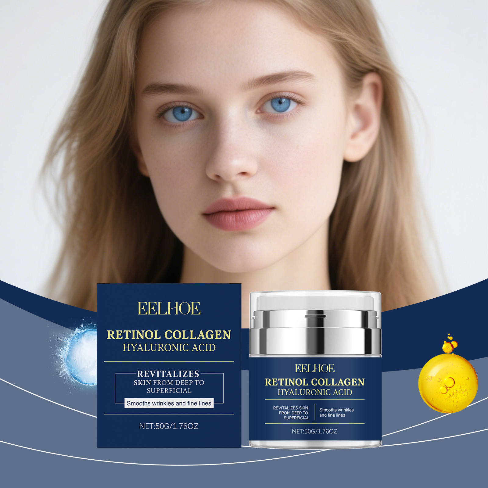 Retinol Anti Wrinkle Cream - EELHOE – crème au collagène rétinol,