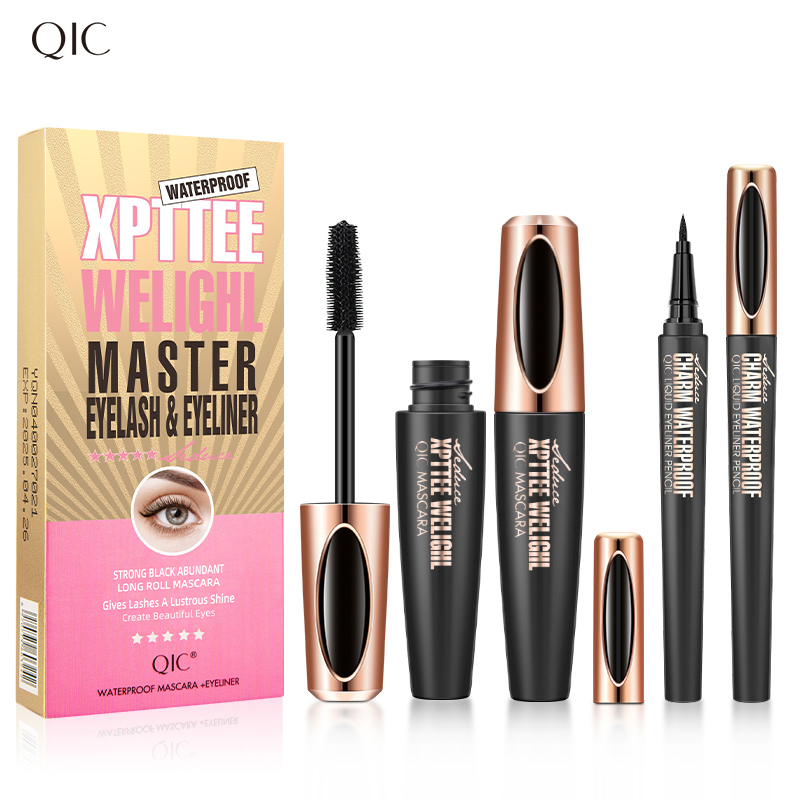 Waterproof Liquid Eyeliner Pen - Crayon Eyeliner liquide 4D, ensemble de
