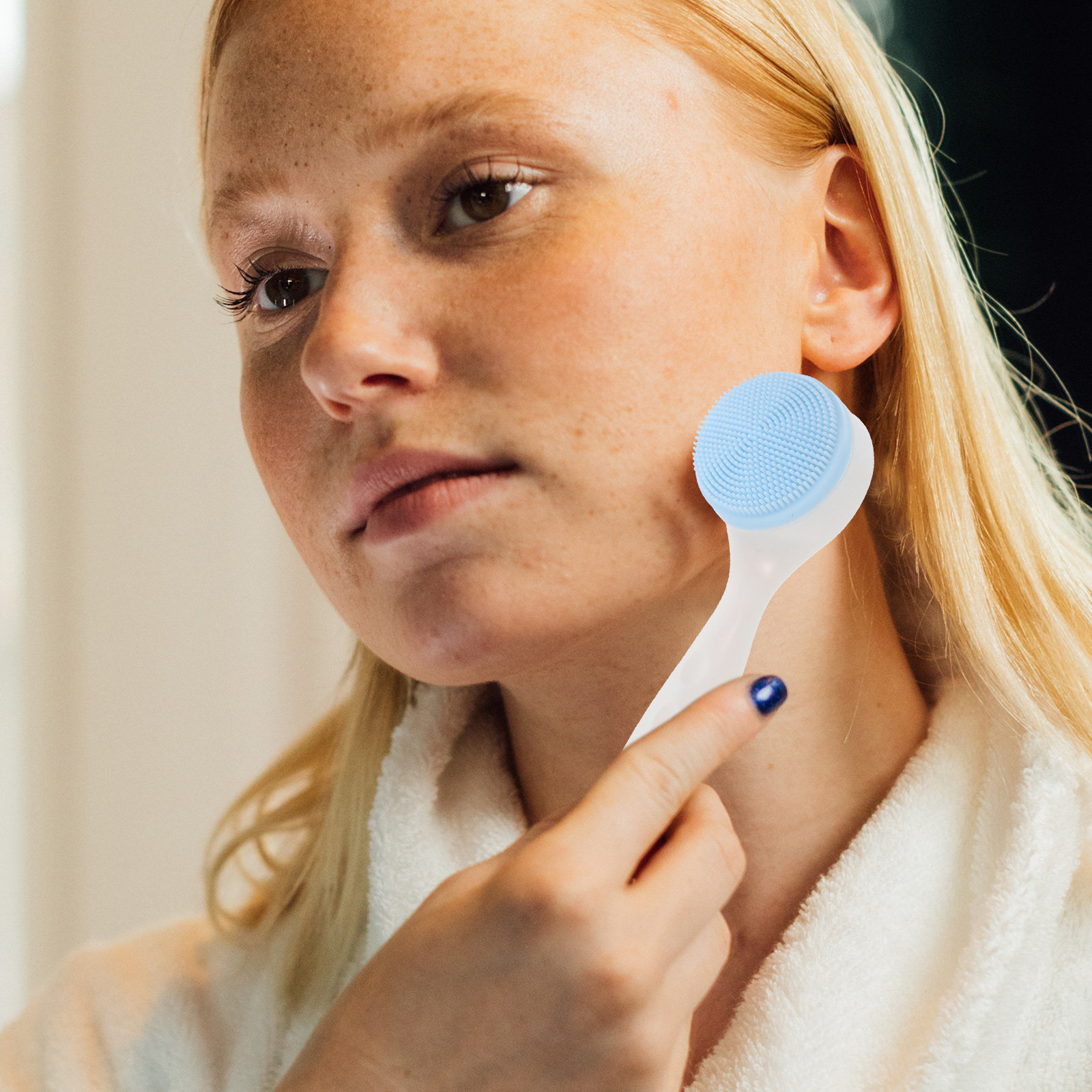 Brosse faciale en silicone, 2  - Silicone Face Scrubber Electric avis et prix