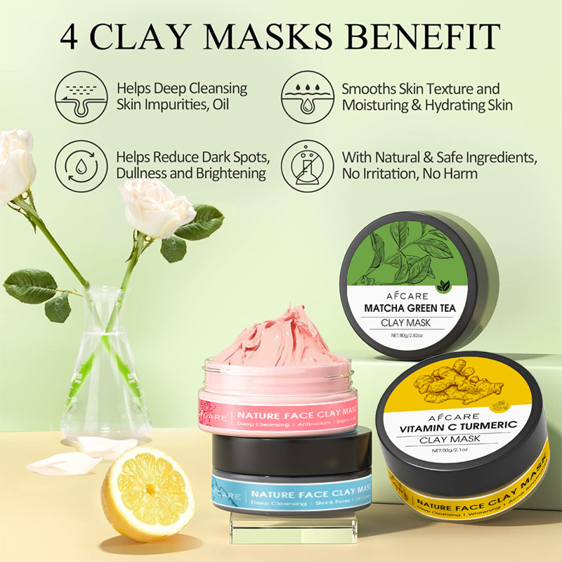 Ensemble de masques faciaux en - Green Tea Cleansing Clay Mask avis et prix