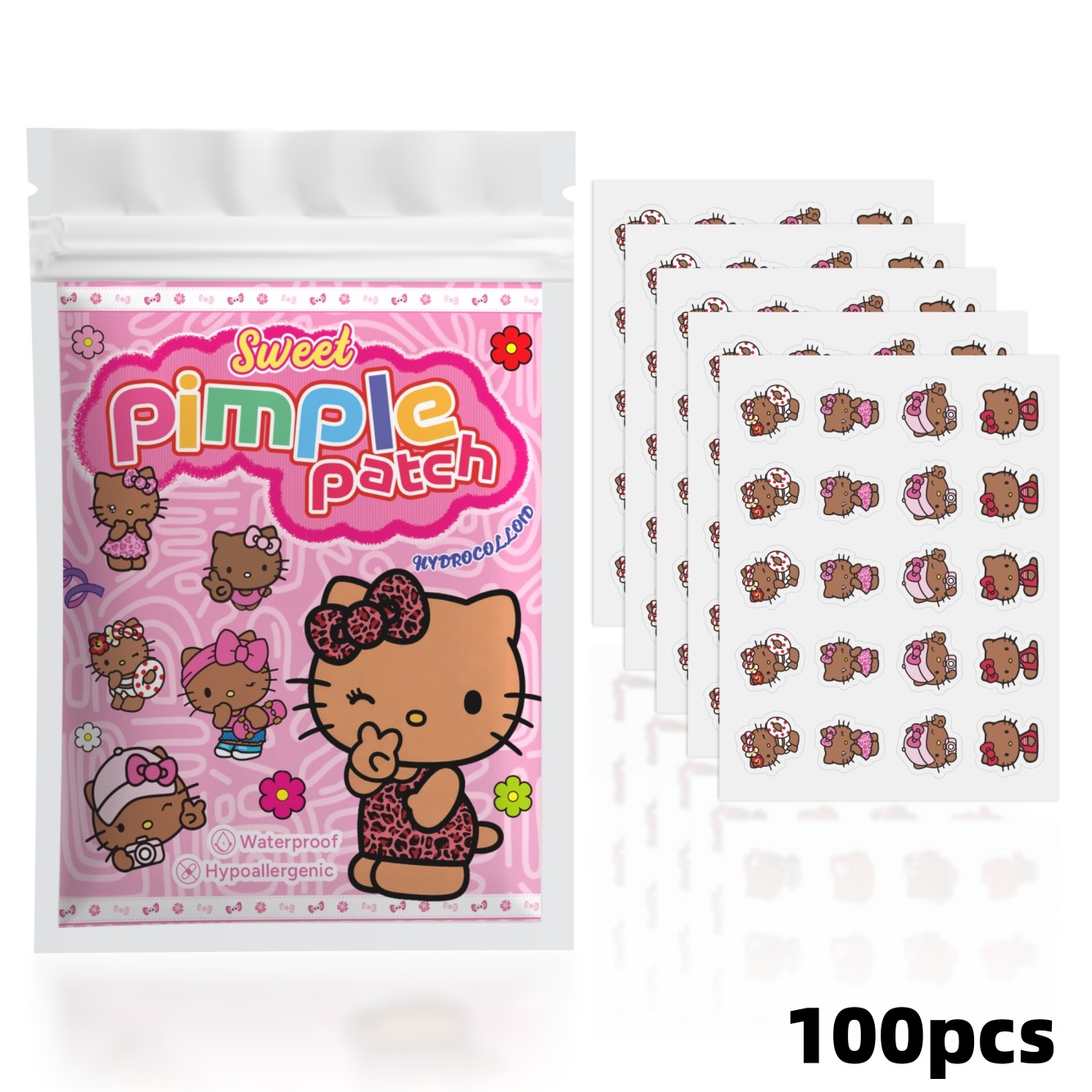 100 patchs anti-acné Hello Kit - Hydrocolloid Pimple Patch avis et prix
