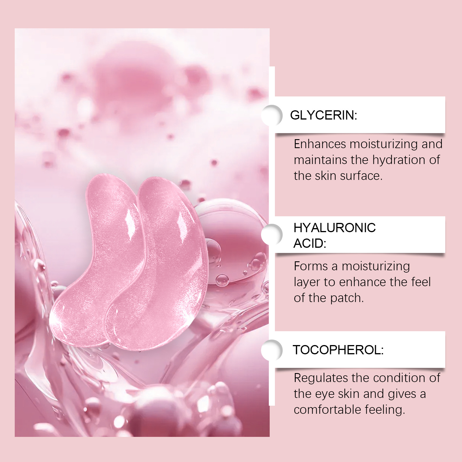 Masque pour les yeux Soluble d - Collagen Under Eye Patches avis et prix