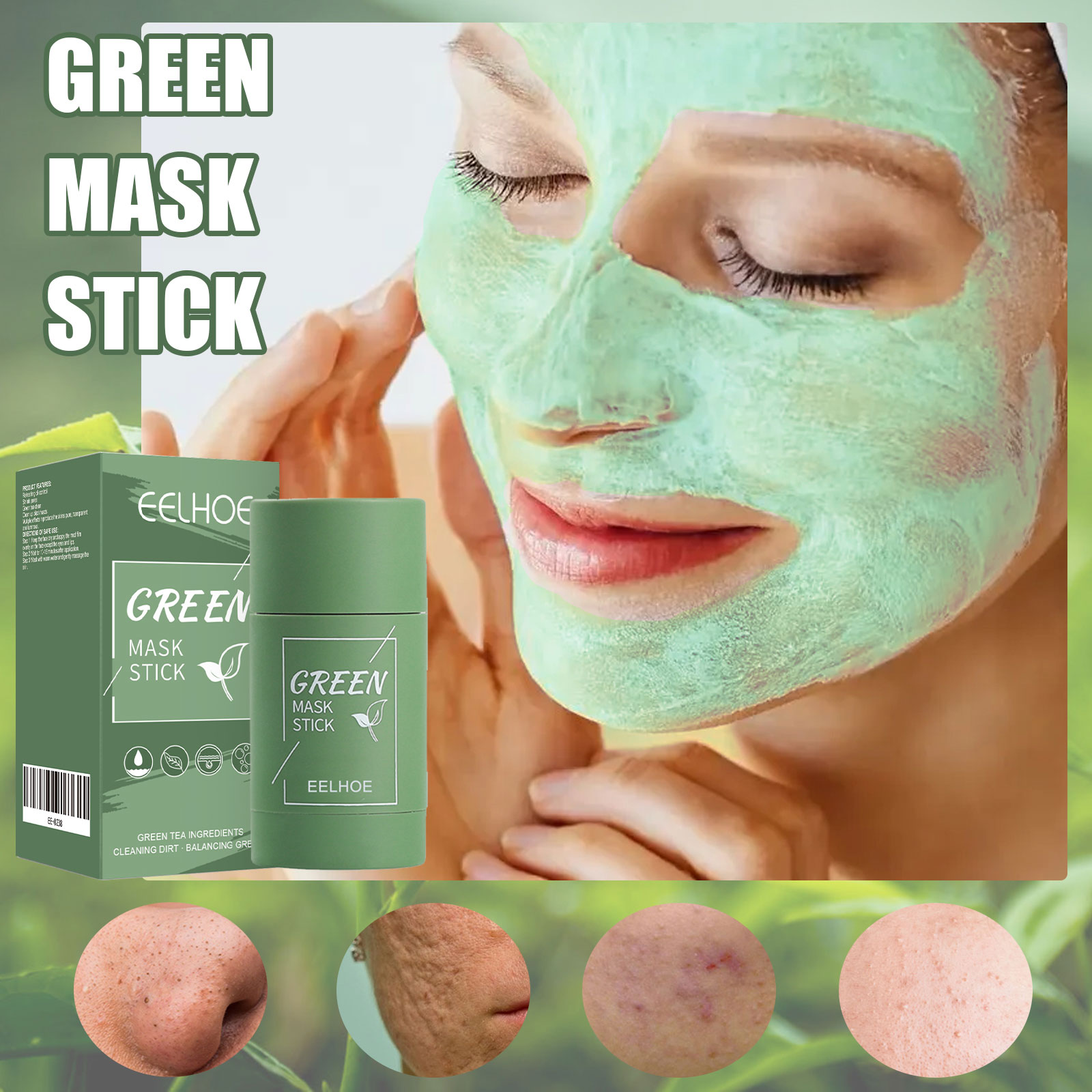 Masque Solide au Thé Vert - Ne - Green Tea Cleansing Clay Mask avis et prix