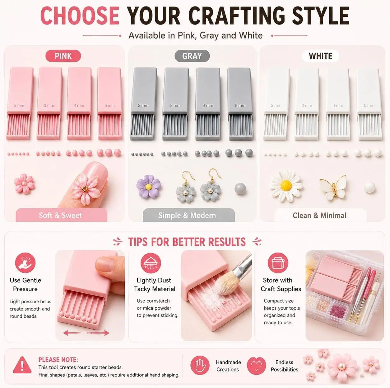 Lot de 4 outils de fabrication - Nail Art avis et prix