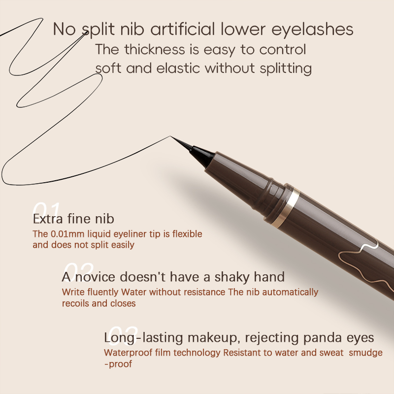 Stylo Eyeliner Imperméable Lis - Waterproof Liquid Eyeliner Pen avis et prix
