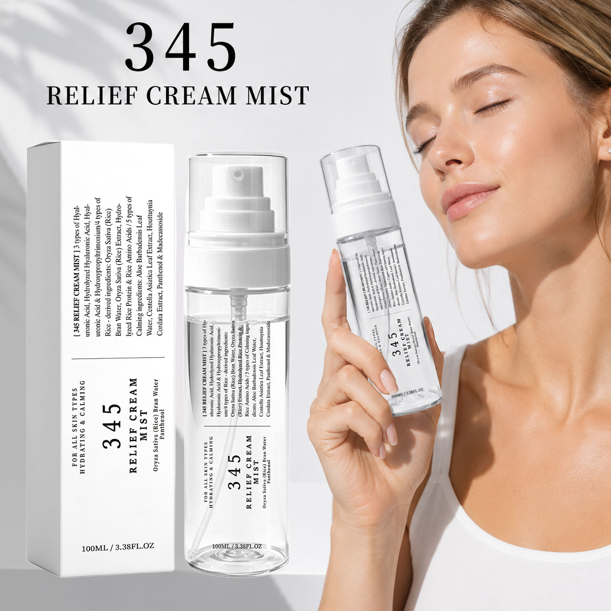 Crème en Brume Apaisante 345 – - Hyaluronic Acid Facial Serum avis et prix