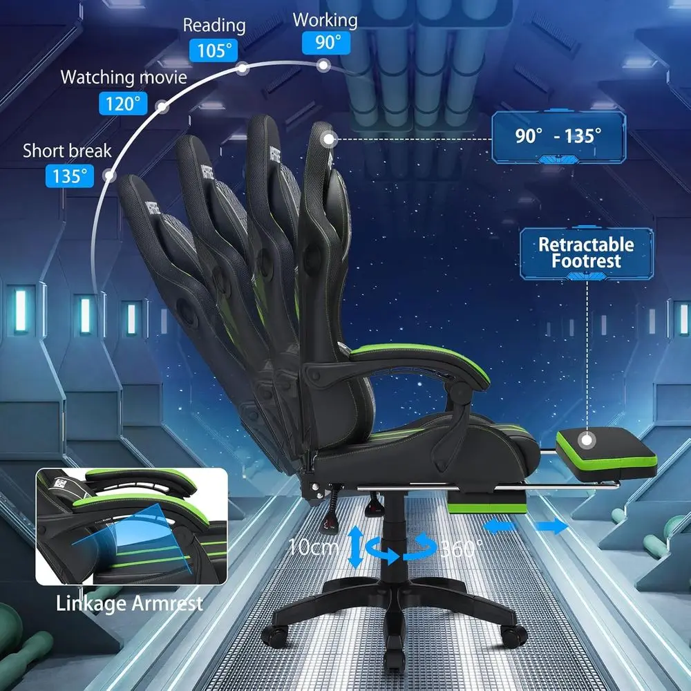 Chaise de jeu ergonomique avec - Massage avis et prix