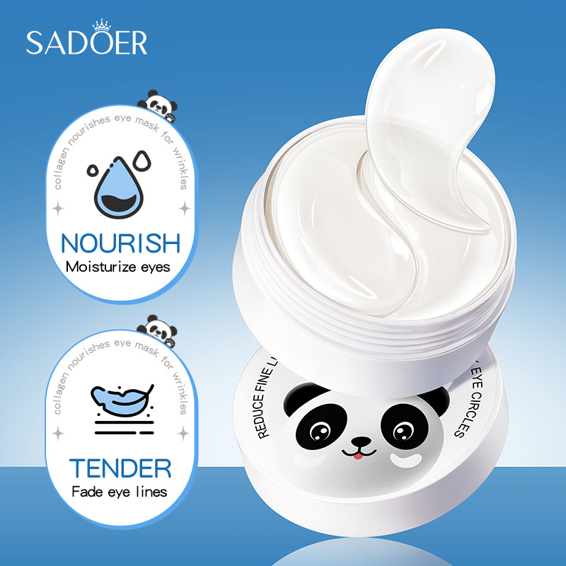 60 pièces SADOER cristal colla - Collagen Under Eye Patches avis et prix