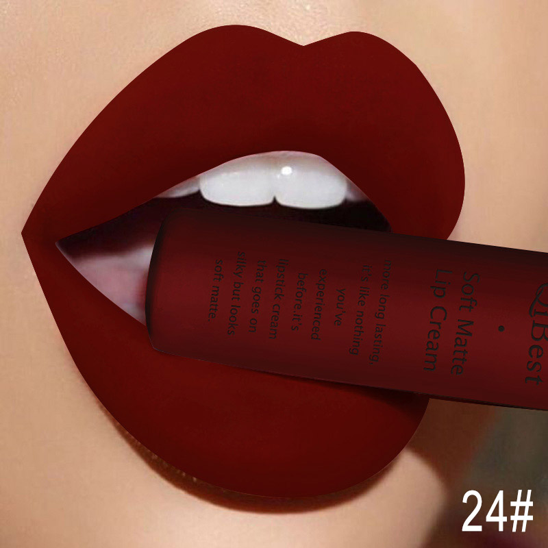 QIBEST Sexy velours mat brilla - Matte Velvet Lip Tint Long Lasting avis et prix
