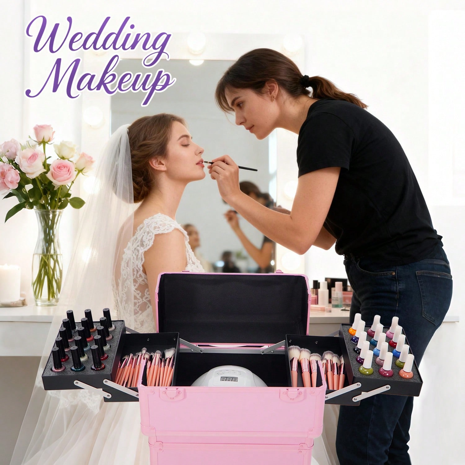 Valise de maquillage à roulett - Makeup avis et prix