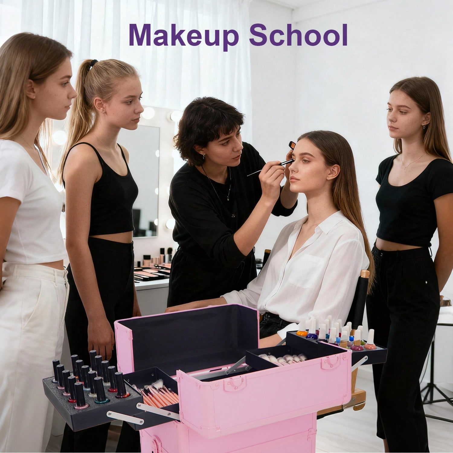 Valise de maquillage à roulett - Makeup avis et prix