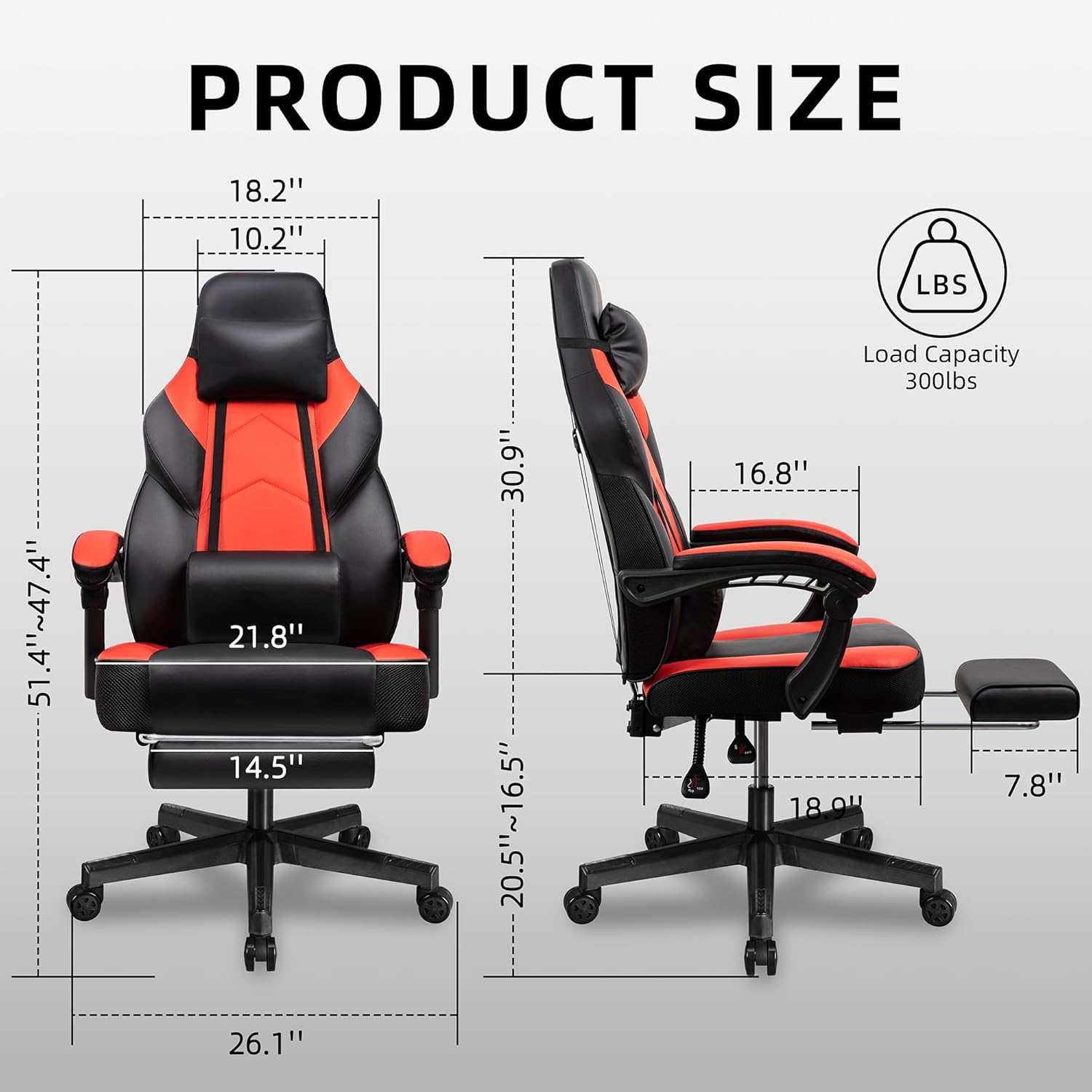 Chaise de jeu avec repose-pied - Massage avis et prix