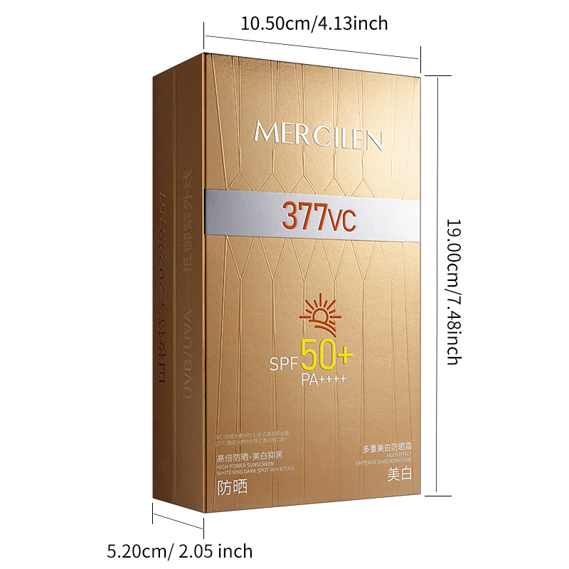 Crème solaire Mercilen 30g, hy - Spf 50 Waterproof Sunscreen avis et prix