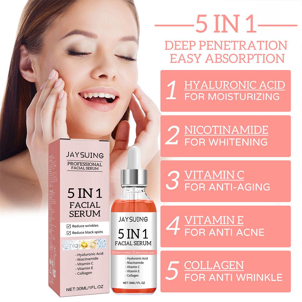 Sérum visage 5-en-1 à la vitam - Niacinamide Pore Shrinking Essence avis et prix