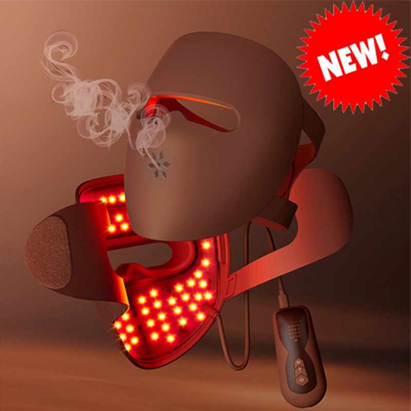 Masque facial et cou en silico - Led Light Therapy Face Mask avis et prix