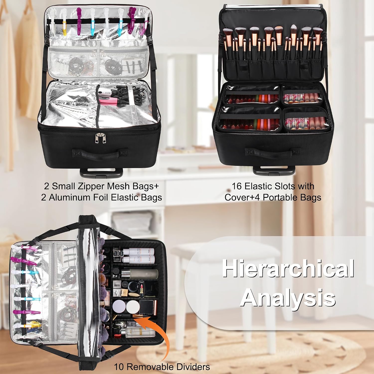 Valise de maquillage extra-lar - Makeup avis et prix