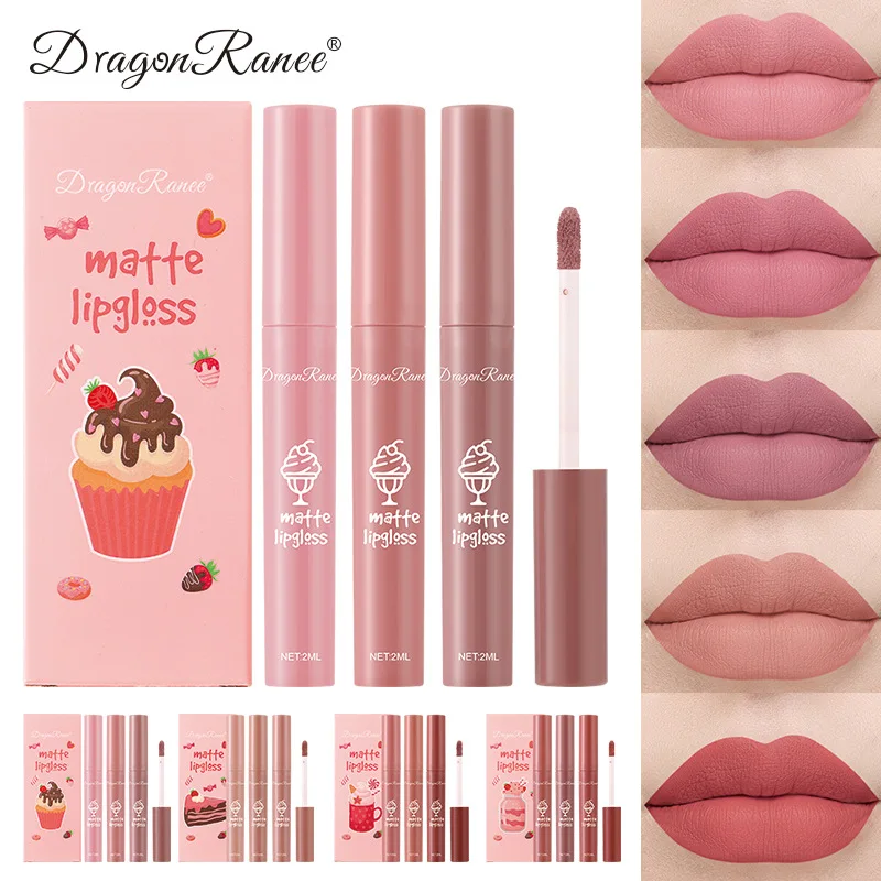 Lot de 3 rouges à lèvres liqui - Matte Velvet Lip Tint Long Lasting avis et prix