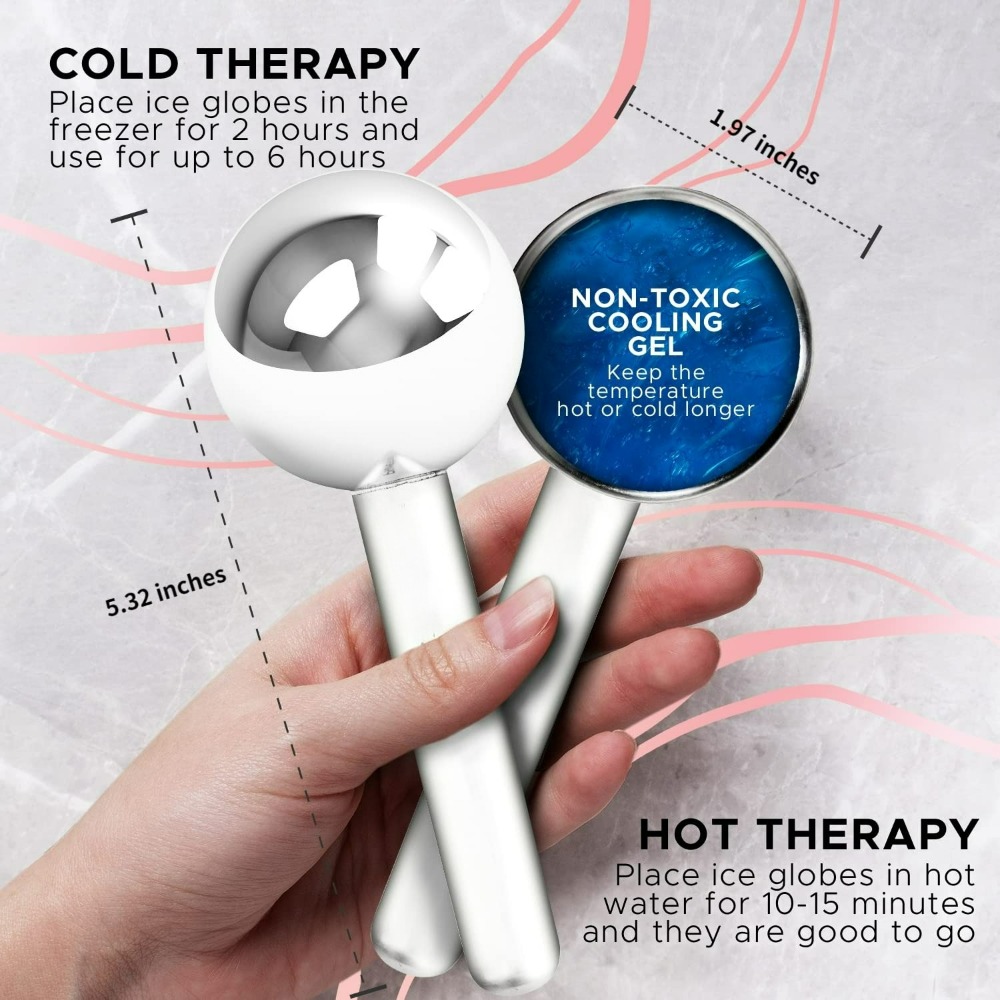 Masseur facial cryogénique, gl - Face Ice Roller Puffiness avis et prix