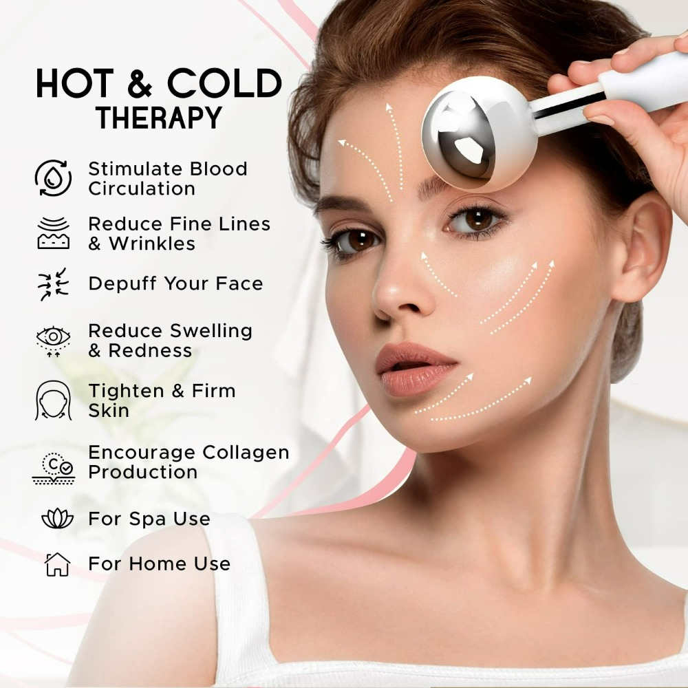 Masseur facial cryogénique, gl - Face Ice Roller Puffiness avis et prix