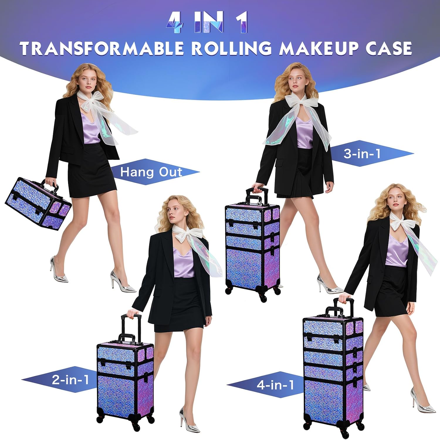 Valise de maquillage à roulett - Makeup avis et prix