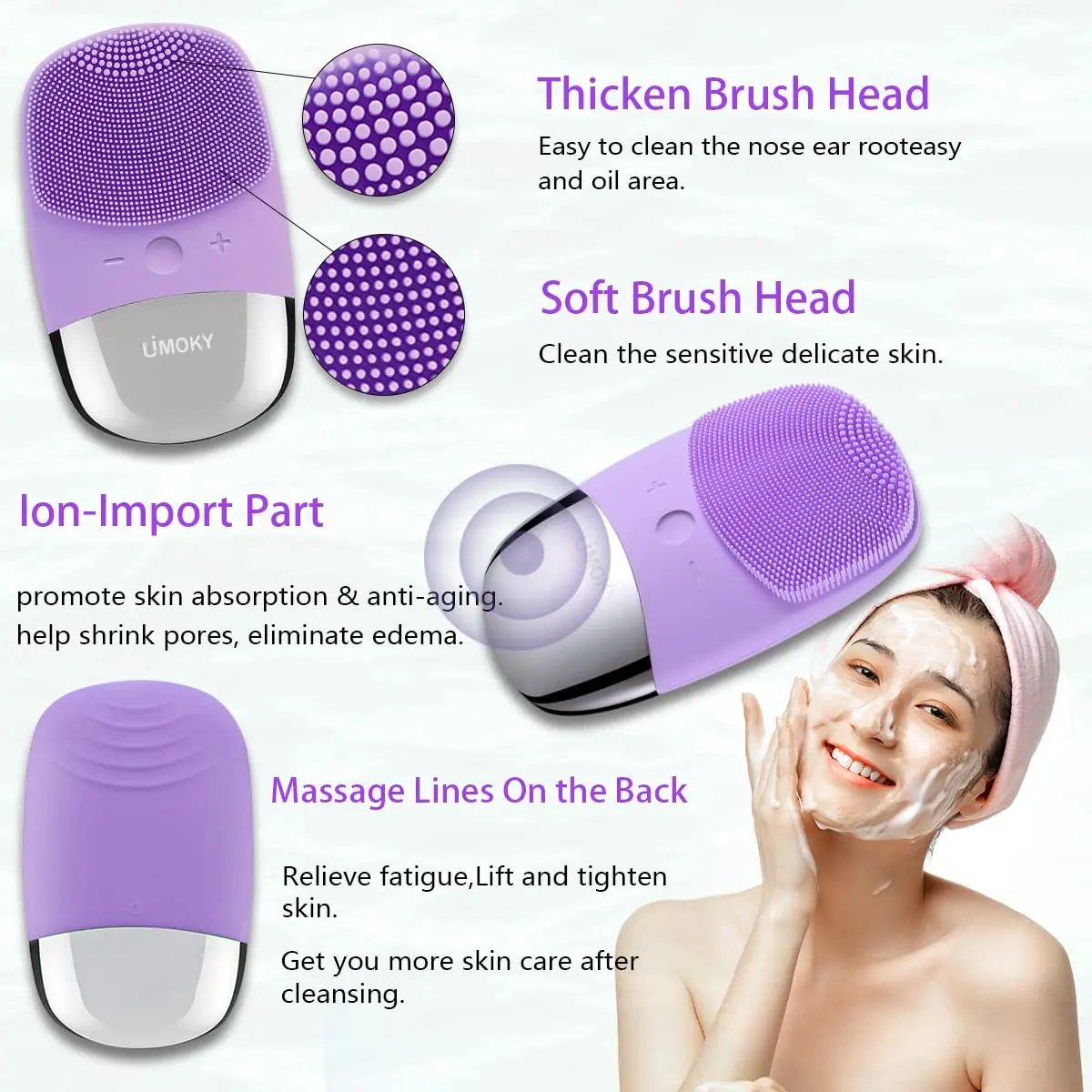 Brosse de nettoyage électrique - Silicone Face Scrubber Electric avis et prix