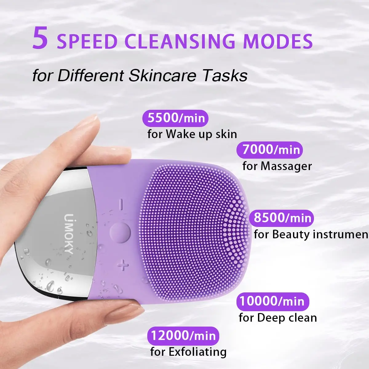 Brosse de nettoyage électrique - Silicone Face Scrubber Electric avis et prix